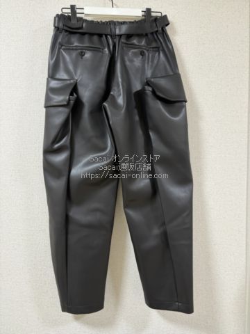 SACAI フェイクレザーパンツ 25-03750M 25aw-25-03750M