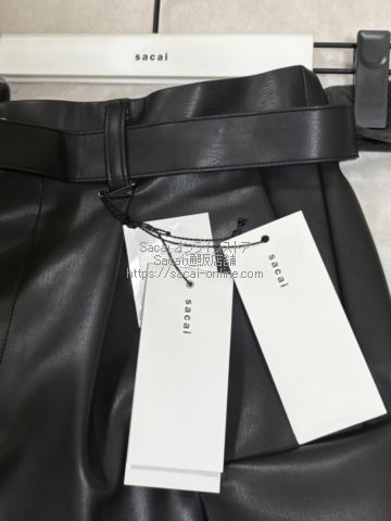 SACAI フェイクレザーパンツ 25-03750M 25aw-25-03750M