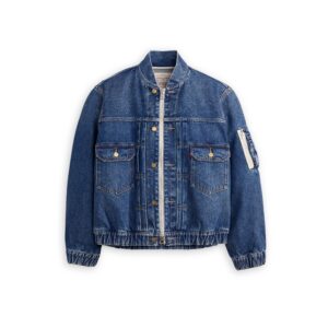SACAI リーバイス ブルゾン ジャケットウォッシュドインディゴ・メンズ-26AW