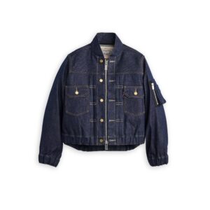 SACAI リーバイス ブルゾン ジャケット-リジッドインディゴ・レディース-26AW